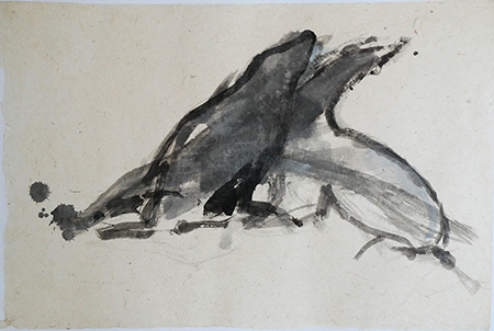 tekening van Lex Goes wordt geladen